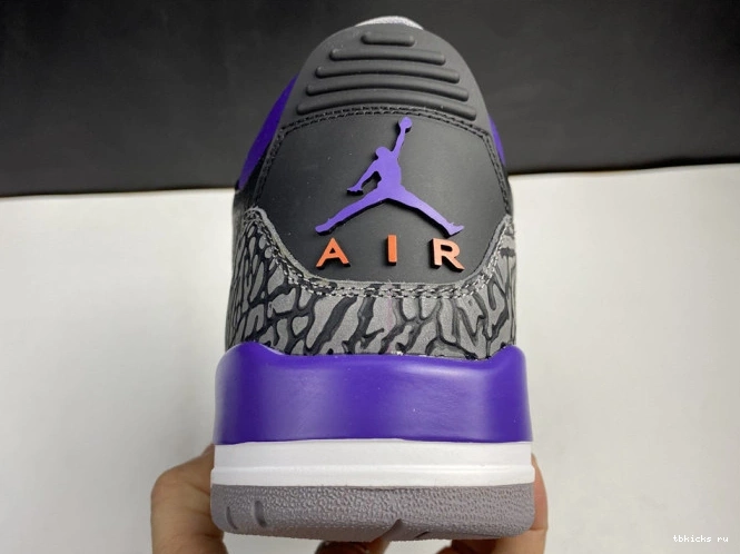 Cheap TB 050 3 Court Jordan Black CT8532 Air Retro Purple 0707